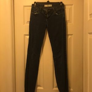 Abercrombie low rise skinny jeans